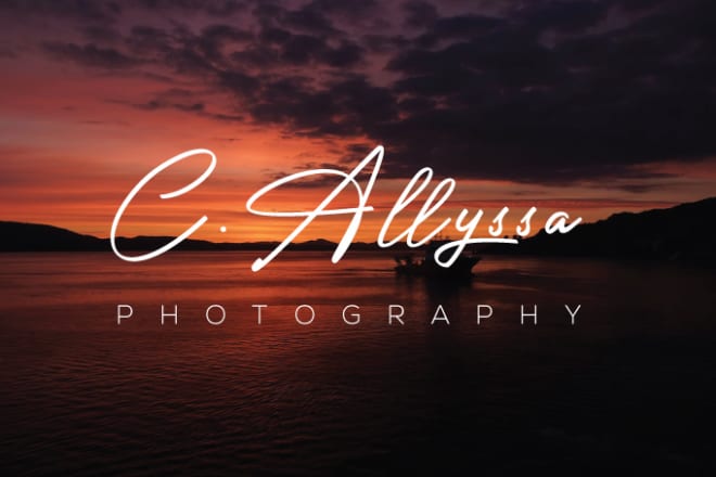 I will do photography handwritten and elegant signature logo design