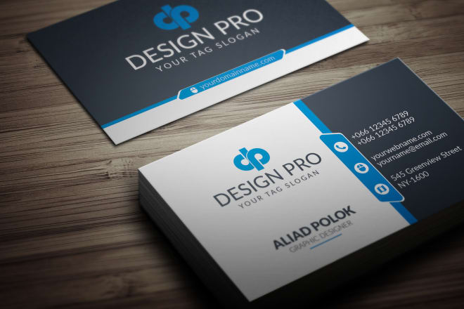 I will do professional modern business card design