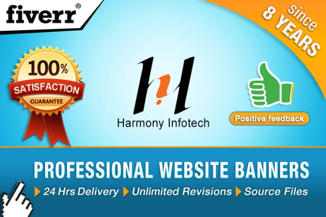 I will do professional web banners,headers,sliders in 24hrs