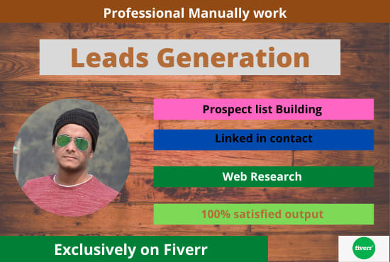 I will do provide accurate business leads generation