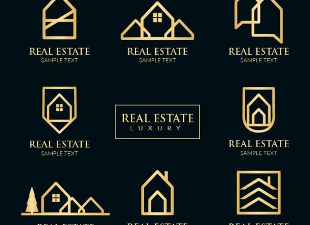 I will do real estate logo design