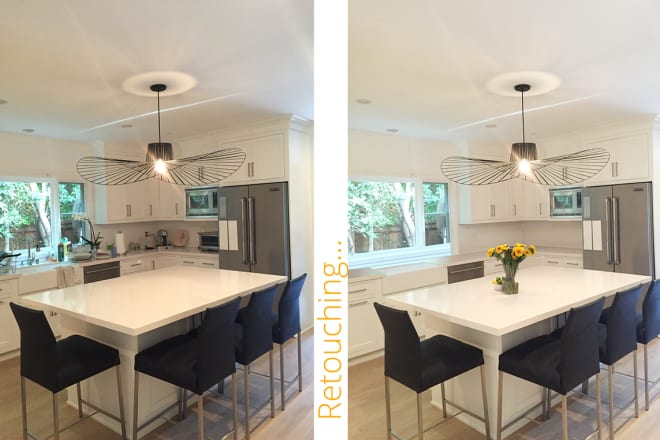 I will do real estate or interior retouch within 12 hours
