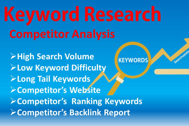 I will do SEO keyword research and competition analysis