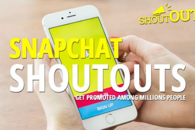 I will do snapchat shoutout promote for your account,website,store to 500k fans
