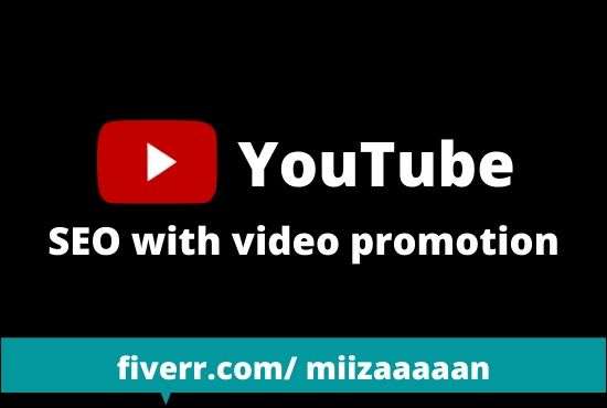 I will do top youtube SEO with video promotion by organic audience