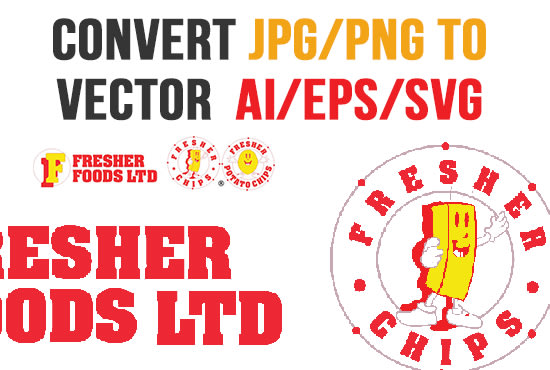 I will do vector conversion from jpg,png to ai,eps,svg