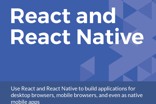 I will do web and mobile apps in react and react native