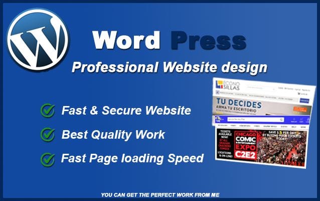 I will do wordpress web development