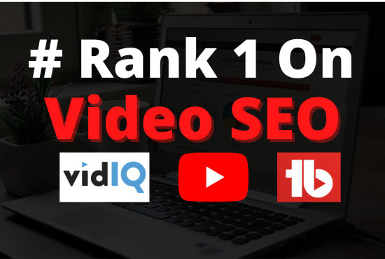 I will do youtube video SEO by vidiq and rank top 10