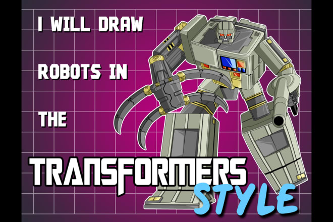 I will draw robots in the transformers style