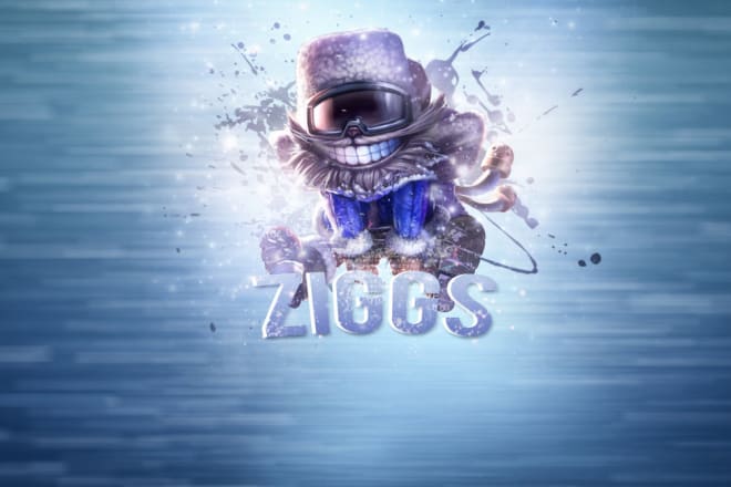 I will draw Snow Day Ziggs from League of Legends
