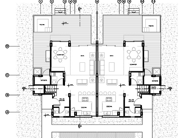 I will draw your floor plan, facade or section in a cad file