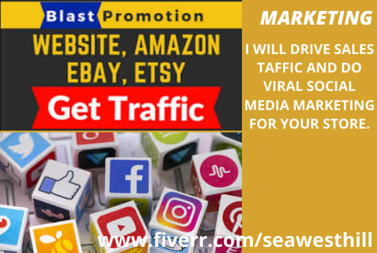 I will drive sales traffic shopify promotion, shopify marketing,ecommerce shopify