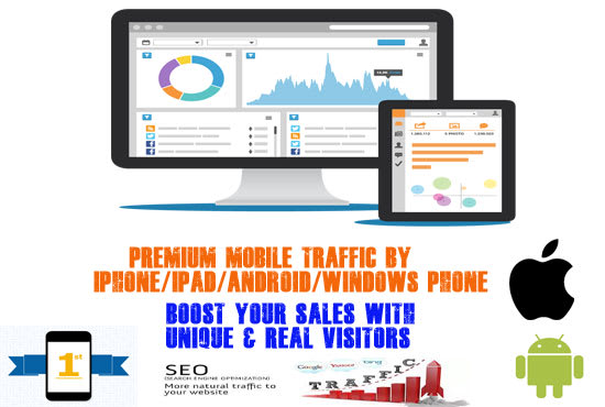 I will drive unlimited mobile traffic for your business site or app