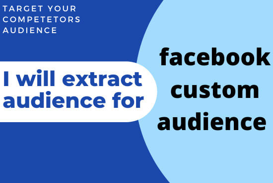 I will export your competitors facebook ads audience data