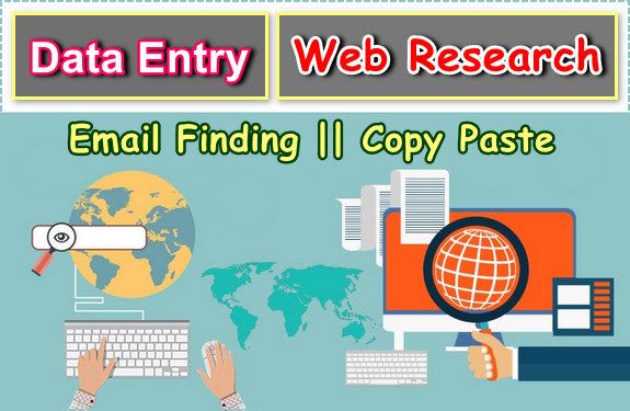 I will find email address, contacts and do web research