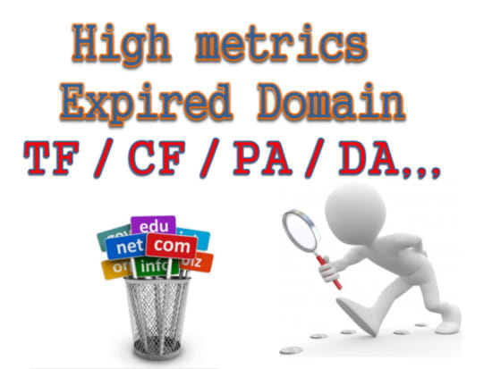 I will find expired domain having backlinks from high authority sites
