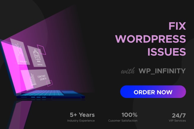 I will fix wordpress issues, errors, problems or customize