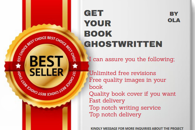 I will ghostwrite you 15k top notch ebook on any topic with images