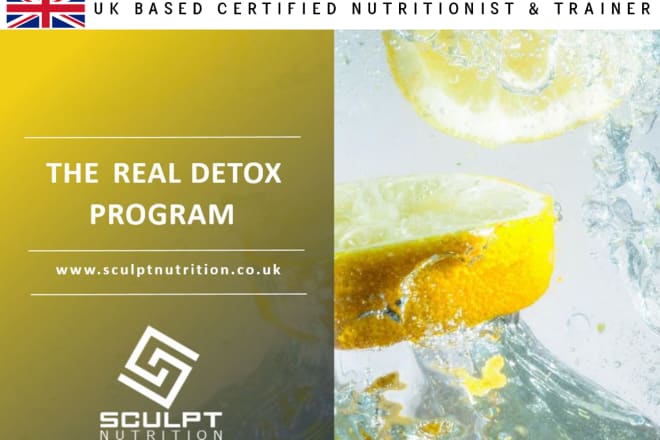 I will give you my premium detox nutrition and fitness program
