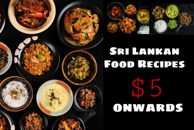 I will give you personalized sri lankan cooking recipies