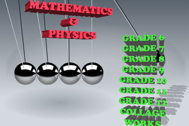 I will help in mathematics online work or assignment