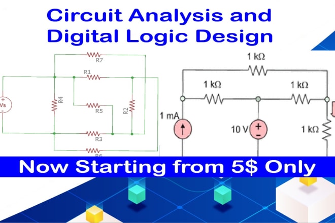 I will help you in circuit analysis and digital logic design