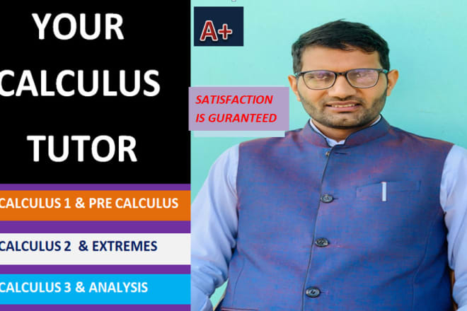 I will help you with any problem on calculus