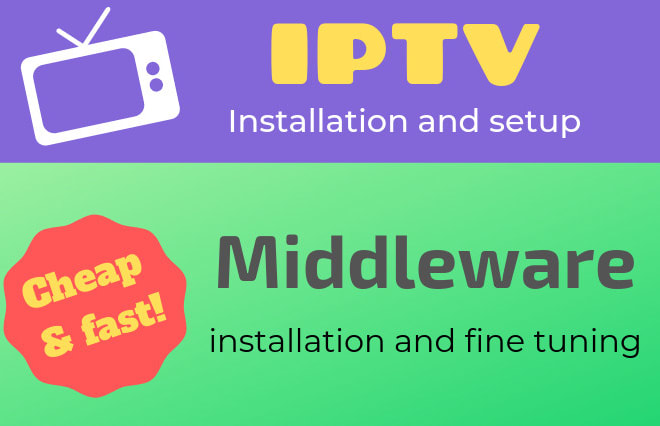I will install an iptv platform on your server