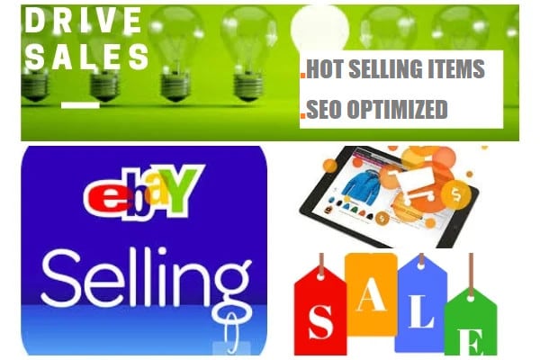 I will list 500 hot selling, optimized products on your ebay store