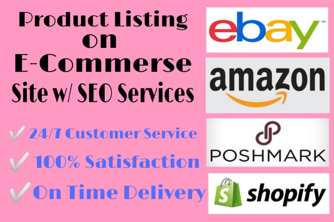 I will list best selling profitable products on ebay, shopify store