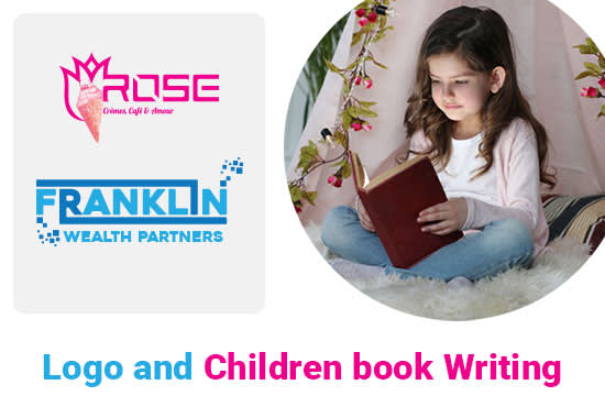 I will logo design and children book writing