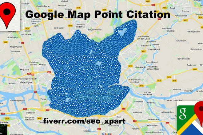 I will make 1000 google point map citation for local business