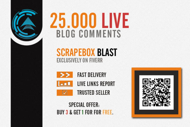I will make 25000 live blog comments with scrapebox, get huge link juice