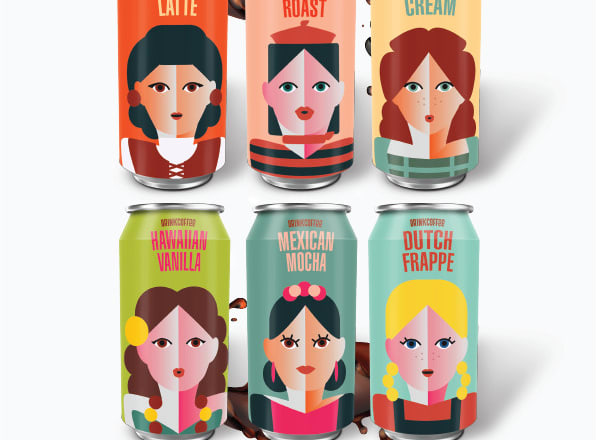 I will make character illustration with flat design style for your packaging