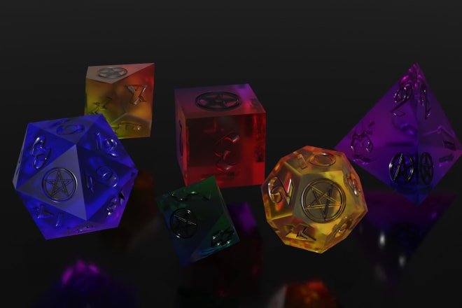 I will make custom dices for your tabletop game