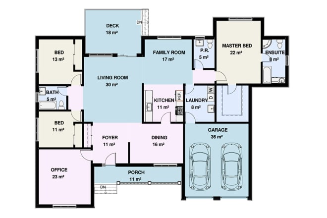 I will make floor plan for real estate agent