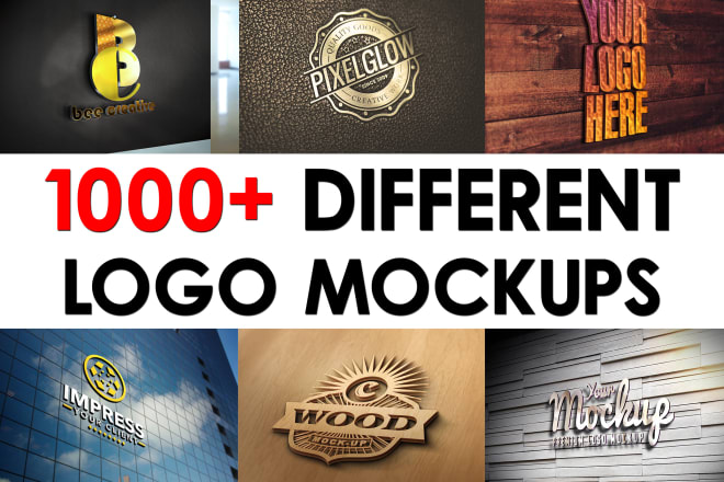 I will make photorealistic 3d logo mockup in 1000 different styles