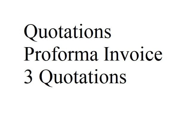I will make quotations and proforma invoices