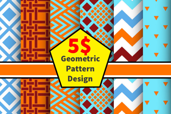 I will make seamless geometric pattern, floral pattern, surface print, textile design