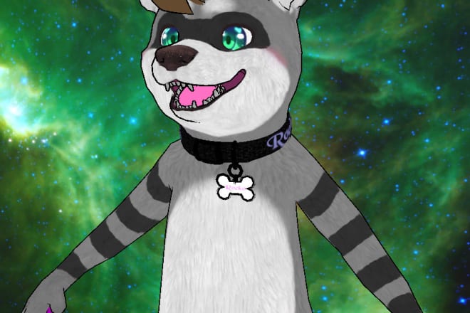 I will make you a cute custom furry avatar for vrchat