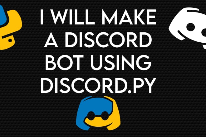 I will make you a professional discord bot