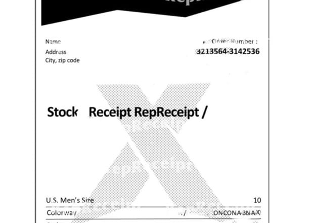 I will make your custom stock type receipt read desc