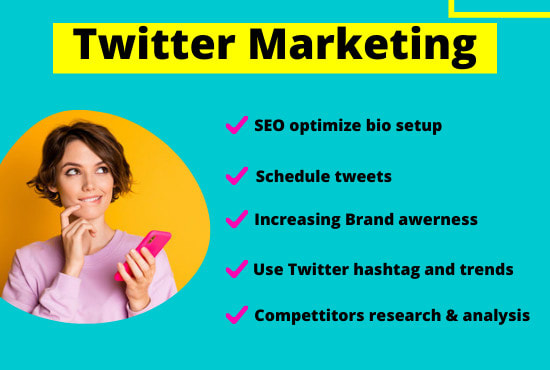 I will manage, do twitter marketing to grow real followers