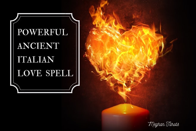 I will perform a love spell to attract the person you want