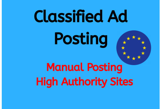 I will place your ads on top classified ad posting sites