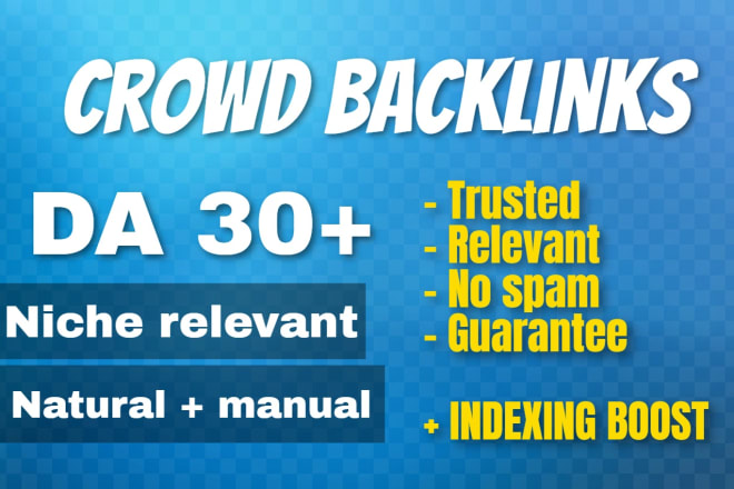 I will post 10 natural high quality crowd backlinks