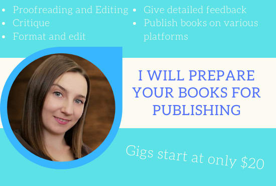I will prepare and publish your books on amazon kindle