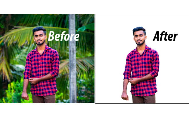 I will professional photo editor and photo background removal