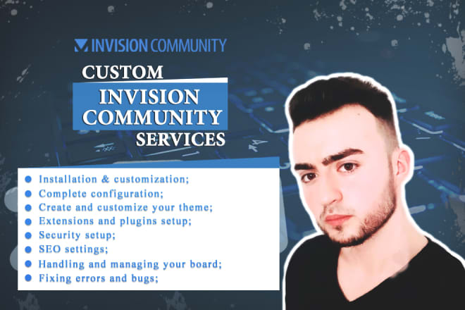 I will professionally create and customize your invision community forum